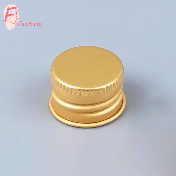 China supplier beautiful gold screw cap 18/410 20/410 24/410 leak proof screw cap plastic bottle closure matte gold cap