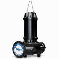 Pompa Air Limbah Submersible WQ200-40-45 6 Inci 40m Head 45KW 60HP 200m3/jam Pompa Sump Air Limbah Industri High Lift