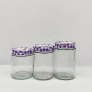 350ml 300ml 280ml Penjualan Laris Kualitas Bagus Stoples Madu Kaca dengan Tutup Ulir untuk Selai Madu Permen Kacang Wadah Penyimpanan Acar - Product Image 4