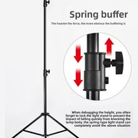 Photographe professionnel vidéo accessoire de Studio en direct 2.8m robuste COB lampe à LED boîte souple Photo trépied support accessoire de Studio