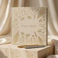 Livre d'or de mariage personnalisé à couverture rigide, carnet de signes et souvenirs imprimé