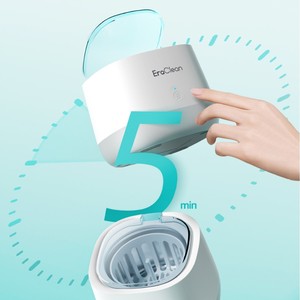 Limpiador Ultrasónico EraClean 301ml-500ml con Tapa Transparente para Limpieza de Dentaduras Postizas - Product Image 1