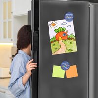 Autocollants créatifs en céramique pour carrelage, décoration magnétique douce pour réfrigérateur, cadeaux souvenirs personnalisés sublimés pour la maison