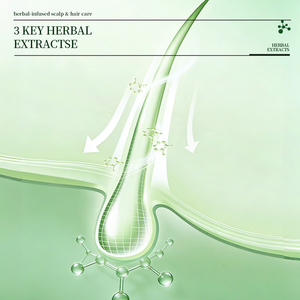 Huile capillaire Greenlem Usman aux herbes pour le soin du cuir chevelu, tonique nourrissant et rafraîchissant, traitement apaisant pour les démangeaisons et le cuir chevelu gras, soulage les irritations - Product Image 6