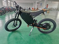 Vélo électrique Big Power Stealth Bomber 8000w avec suspension intégrale
