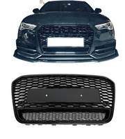 Usine De Voiture A6 S6 Pare-chocs Avant Grille RS6 Style Liook Avant Maille Nid D'abeille Noir Grille pour Audi A6 C7 S6 2012 2013 2014 2015