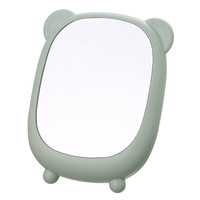 Ours Lapin Oreille Miroir De Maquillage Mignon Dessin Animé Bureau Dressing Miroir Mur Monté Miroir En Gros