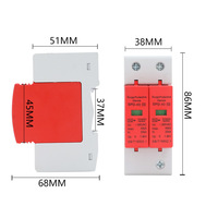 Parafoudre AC SPD-40, protection contre les surtensions de deuxième niveau, interrupteur de protection de ligne électrique, disjoncteur anti-foudre