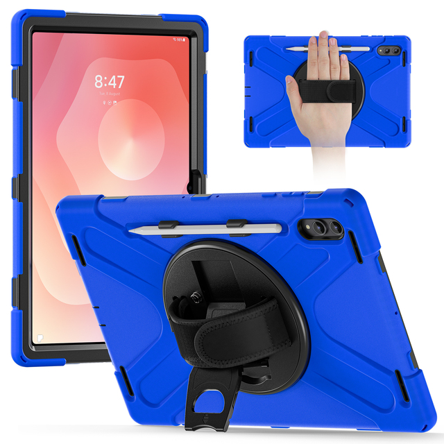 Heavy Duty Armor Rugged Tablet Case for Samsung Galaxy Tab S11 Ultra 14.6" 2025 with Pen Holder Hand Strap