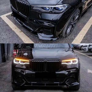 Spoiler de labio para parachoques delantero BMW G07 X7 M Sport 2019 2020 2021 2022, protector de parachoques delantero, divisor de cuchilla inferior, estilo de coche - Product Image 6