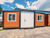 Maison conteneur préfabriquée en gros, maison modulaire portable, mini-maison conteneur à 2 étages pour camping et cabane