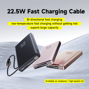 Cargador portátil con capacidad de 10000mAh y cable de teléfono Tipo C barato PD20W SCP22.5W Banco de energía de carga rápida - Product Image 6