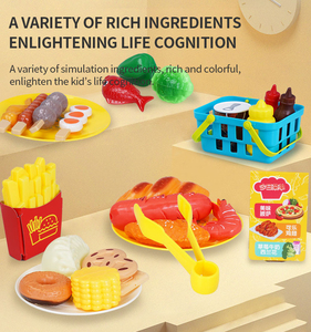 ชุดของเล่นครัวจิ๋ว ชุดทำอาหาร ของเล่นบทบาทสมมติ หม้อทอดไร้น้ำมันพลาสติก อาหารเปลี่ยนสี ของเล่นเครื่องใช้ไฟฟ้าในบ้านสำหรับเด็ก - Product Image 3