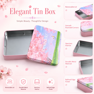 Custom Printed Rounded Rectangle Recyclable Tin Containers Eco-Friendly Metal Storage Tin for Hand Cream Cosmetic Skincare Gift - Product Image 3