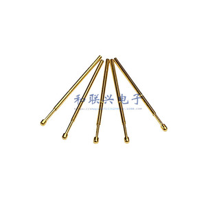 Sonda de prueba de punta redonda chapada en oro Pa50-D2 de 0,9 mm de diámetro para piezas y accesorios de instrumentos - Product Image 4
