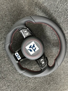 <span class=keywords><strong>Volante</strong></span> de Cuero de Alta Calidad para Volkswagen VW Polo Golf R <span class=keywords><strong>6</strong></span> 7 8 MK6 MK7 <span class=keywords><strong>GTi</strong></span> Passat B7 B8 Jetta - Product Image 6