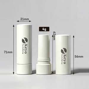 Tubos de Aluminio Ecológicos de Lujo para Lápiz Labial de 4g, Envase para Bálsamo Labial y Rubor, Tubo Cosmético para Maquillaje, Impresión Serigrafiada - Product Image 3