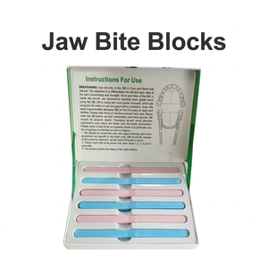 Juego de bloques de mordida para la mandíbula, 6 tamaños, herramientas para ejercicios de motricidad oral, terapia de alimentación y habla para el hogar, hospitales y clínicas - Product Image 1