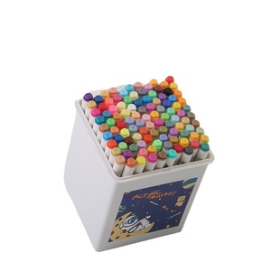 Set di 120 <span class=keywords><strong>Pennarelli</strong></span> <span class=keywords><strong>Acrilici</strong></span> a <span class=keywords><strong>Punta</strong></span> <span class=keywords><strong>Fine</strong></span> in Scatola per Studenti, Pittura Artistica, Creatività Fai-da-Te e Graffiti - Product Image 1