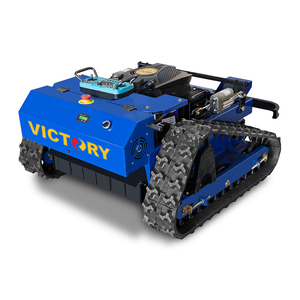 Free Shipping CE EPA Approved All Terrain <strong>Grass</strong> <strong>Cutter</strong> Garden Crawler Remote Control Robot Lawn Mower with Snow <strong>Blade</strong> VT550 - Product Image 4