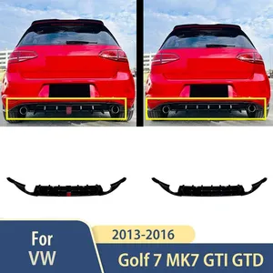 StarNav Pour Golf 7 MK7 GTD 2013 2014 2015 2016 Diffuseur de pare-chocs arrière Spoiler Accessoires Garniture extérieure de voiture Kits de carrosserie - Product Image 3