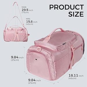 <span class=keywords><strong>Sac</strong></span> <span class=keywords><strong>de</strong></span> <span class=keywords><strong>sport</strong></span> pour <span class=keywords><strong>femme</strong></span> avec compartiment à chaussures 3 en 1 <span class=keywords><strong>sac</strong></span> à dos <span class=keywords><strong>de</strong></span> voyage sacs à bandoulière Weekender <span class=keywords><strong>sac</strong></span> à dos mode sacs à bagages - Product Image 6