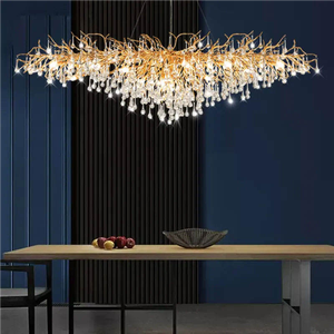 <span class=keywords><strong>Lustre</strong></span> <span class=keywords><strong>en</strong></span> <span class=keywords><strong>Cristal</strong></span> Personnalisé par TOGETHER Factory – Éclairage de Luxe Doré, <span class=keywords><strong>Grand</strong></span> Modèle de Haute Qualité - Product Image 4