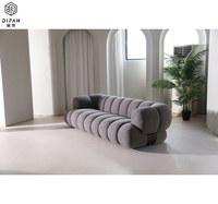 Nouveau design contemporain confortable tissu matériel chambre salon canapé ensemble pour hôtel villa