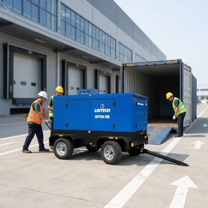 Compresseur <span class=keywords><strong>d</strong></span>'air mobile à vis KY 150-13B avec système <span class=keywords><strong>d</strong></span>'air propre à double filtre, pression de sortie 13 bars, pour utilisation en forage de puits et de sondages - Product Image 6