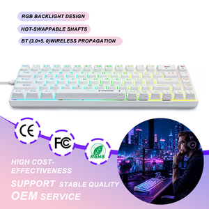 Oem 68 Keys Wired Gaming <b>Keyboard</b> Rgb Mini Compact for Pc Laptop Portable Z-686 Membrane Gaming <b>Keyboard</b> - Product Image 5