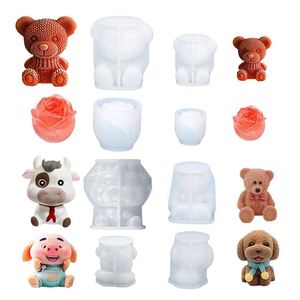 Moule en silicone 3D pour animaux, design mignon, artisanat en résine, petits cadeaux promotionnels, bricolage pour enfants - Product Image 4
