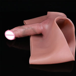 Siliconen Holle Mannelijke Vergroting Mouw Dildo 'S Volwassen Seksspeeltje Voor Mannen Vrouwen Paar - Product Image 4