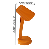 Lampe de table LED rechargeable moderne, lampe de bureau portable détachable, 3 modes de couleur, gradation progressive pour chambre à coucher, maison, bureau