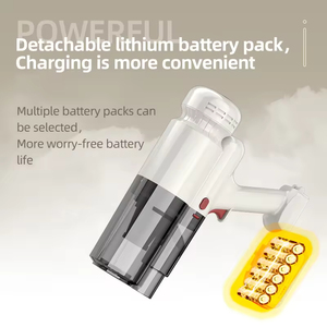 Aspiradora Inalámbrica de Alta Succión para Húmedo y Seco con Control por Aplicación, Filtro HEPA y Tecnología Ciclónica para Hogar y Auto - Product Image 3