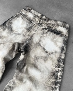 Оптовые джинсы Y2K Baggy с индивидуальным дизайном, винтажные, потертые, широкие, с заклепками, в стиле стритвир, гранж, хип-хоп, винтаж - Product Image 5