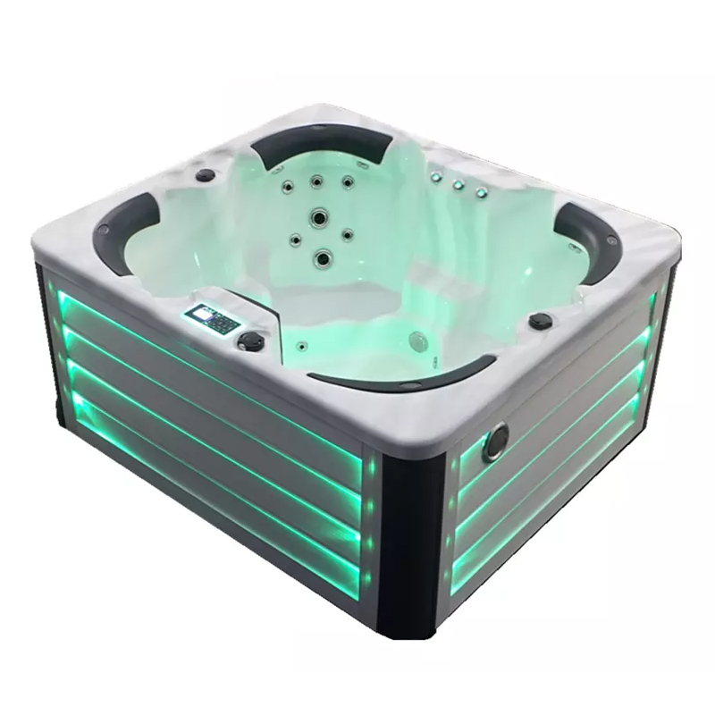 Без хлора идеально Thetis для 4 человек гидромассажная Ванна спа уличное холодное ванна джакузи на открытом воздухе