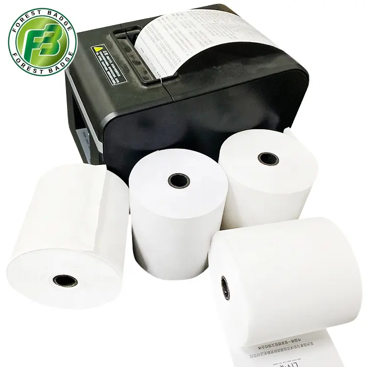 Fabrieksvervaardiging Kassa Thermisch Papier Roll Custom 57Mm Pos Bill Thermisch Papier