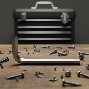 ประแจหกเหลี่ยมเฟอร์วีขนาด 2 มม. รูปตัว L สำหรับการยึดติดที่แม่นยำ - Product Image 3