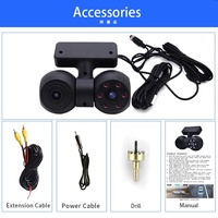 Firecore H-101 vente en gros camion véhicule caméra de tableau de bord double objectif 1080P Bus camion Train caméra IP HD caméras frontales pour voitures Taxi