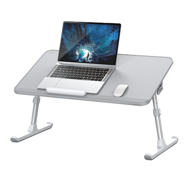 Height Adjustable Stable Desktop Table for Laptop/Bed/Sofa Foldable Laptop Table