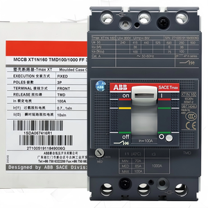 Interruttore Automatico ABB MCCB <span class=keywords><strong>SACE</strong></span> Tmax XT1N160 TMD 100A 3P FF XT1N160 TMD 100A 4P FF - Interruttore Automatico a Scatola Stampata - Product Image 4