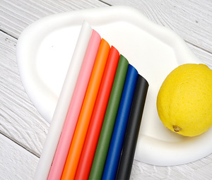 Colorful Pvc Biodegradable Food Grade Disposable Straws Individually Wrapped Heat Resistant 50℃ Coffee Milk Tea Thick Straws - Product Image 2