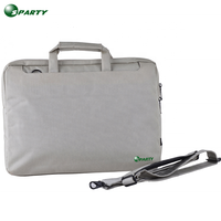 Sacoche d'ordinateur portable personnalisée avec logo, grande, portable, légère, robuste, simple, pour affaires, en polyester, avec poignée