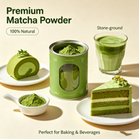 Poudre de thé vert Matcha pur en marque blanche, boîte de 1 kg en vrac, logo personnalisé, sachet écologique, complément détox pour la perte de poids, vente au détail
