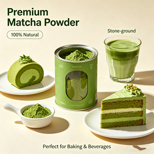 Private Label Matcha Green Tea Powder Custom Logo Eco-Friendly Pouch Bag Packaging For Detox Weight Loss Supplement Retail - Product Image 6