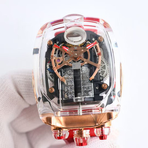 Reloj Mecánico Automático Deportivo de Lujo de Alta Calidad, Ovalado, Luminoso, con Correa de Caucho - Product Image 3