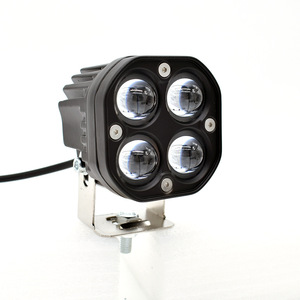 New Four-leaf Clover Spotlight <strong>Work</strong> <strong>Light</strong>, square 4*4 Spotlight, Dual-color LED <strong>Light</strong> for Cars and Motorcycles - Product Image 2
