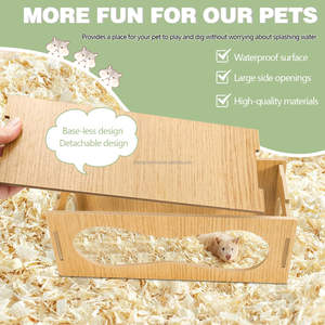 Büyük gine domuz Chinchilla cüce Hamster habitatları <span class=keywords><strong>Diy</strong></span> küçük hayvanlar için kafesleri ahşap Hamster evi yapma - Product Image 2