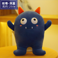 Petit animal en peluche porte-clés monstre en peluche oreiller mignon câlin cookie monstre en peluche personnalisé bleu peluche monstre