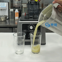 Mixeur Commercial Robuste en Acier Inoxydable 2,5-6L pour Smoothies Glacés, Jus de Fruits, Noix de Coco, Tigernut et Dattes – Idéal pour Bars et Restaurants – Offre Spéciale
